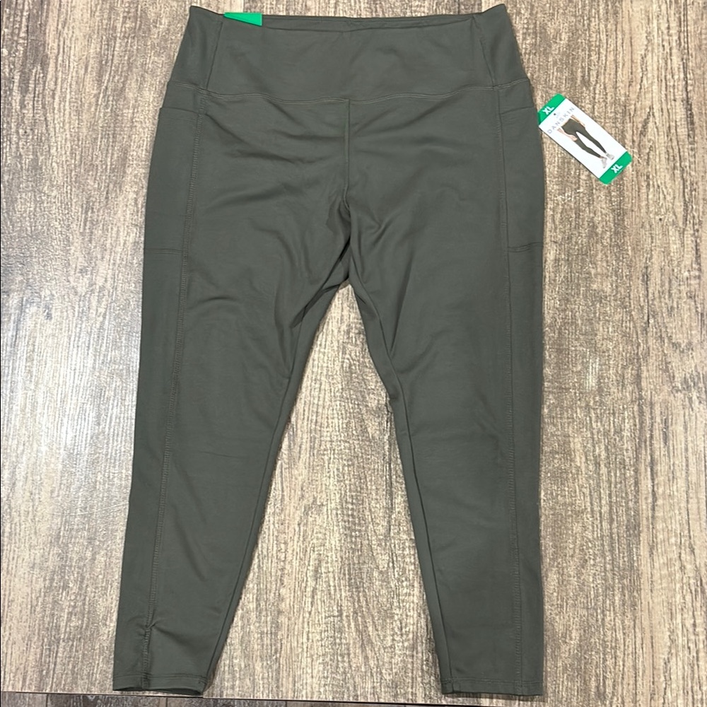 Danskin Green 7/8 Leggings Athletic
